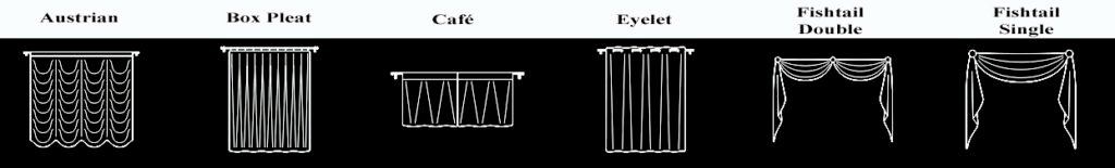 Types of Drapes and Curtains