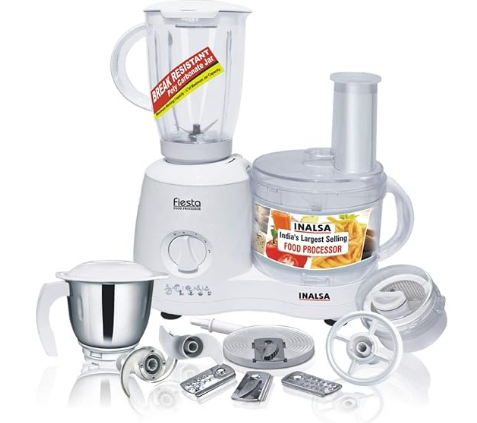 Inalsa Fiesta 650-Watt Food Processor