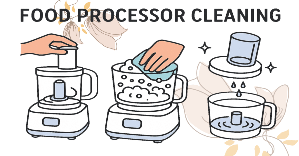 clean a food processor